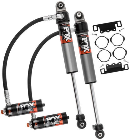 FOX Performance Elite Series 2.5-Inch Remote Reservoir Front Shock Set for 2018-2019 Jeep Wrangler JL - 10.17 Inches Travel, 2-3 Inch Lift Compatibility