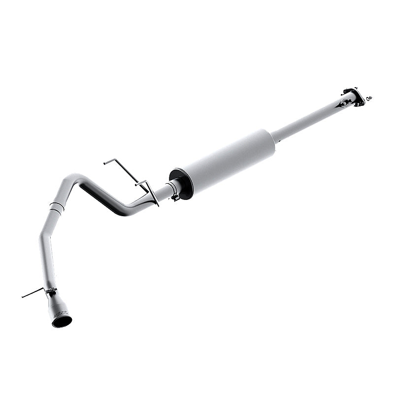 MBRP Armor Plus Series Cat Back Exhaust System for Toyota Tacoma 2001-2005, 2.5-inch Single Side Exit with 3.75-inch Oval Tip