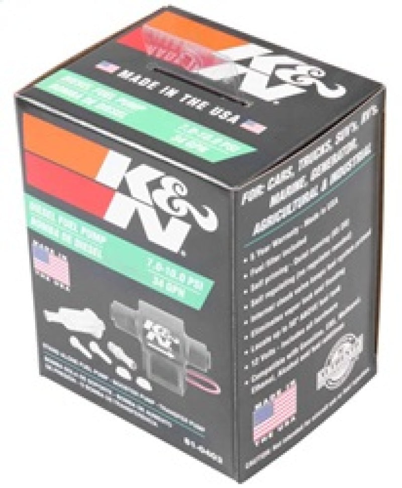K&N Performance Electric Fuel Pump 9-11.5 PSI for Diesel Engines, Part Number 81-0403