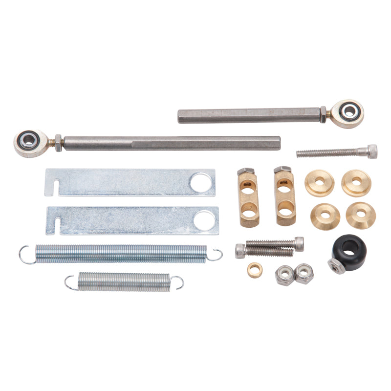 Edelbrock Part Number 7094 Hi-Tech Dual-Quad Progressive Linkage Kit for Automotive Engines