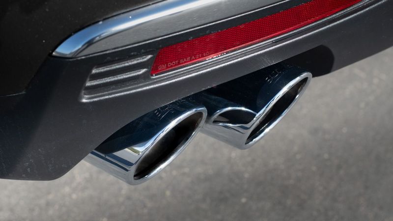 Borla Touring Cat-Back Exhaust System for Chevrolet Tahoe 2021-2026 with 5.3L V8 - Dual Quad Tips, Chrome Finish