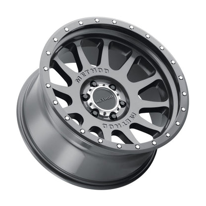 Method MR605 NV 20x10-Inch Alloy Wheel with -24mm Offset and Titanium Finish