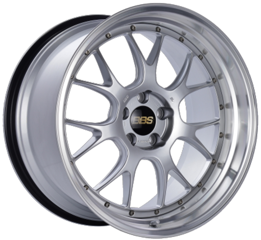 BBS LM-R 20x9.5 Inch Forged Wheel with 5x120 Bolt Pattern and Diamond Silver Finish