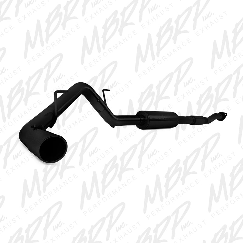 MBRP Armor BLK Series 3-Inch Cat Back Exhaust System for Ford F-150 2011-2012