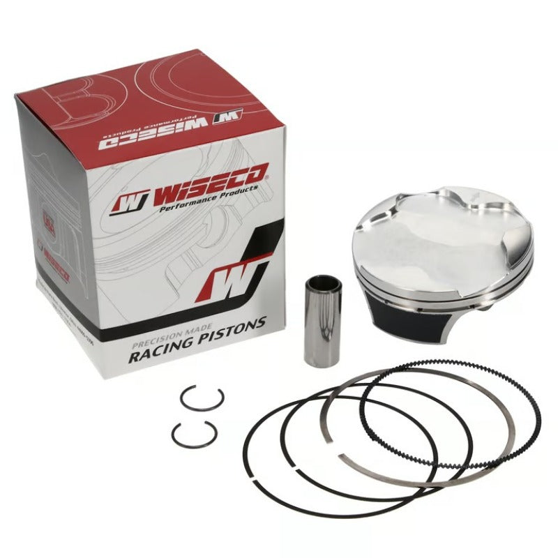 Wiseco Part Number RE818M09700 Forged Piston for Yamaha YZ450F (2018-2019) – 97mm Bore, 14:1 Compression Ratio