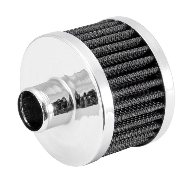 Spectre ExtraFlow Push-In Breather Filter – Black for 1-1/4 Inch Valve Cover Breather Hole