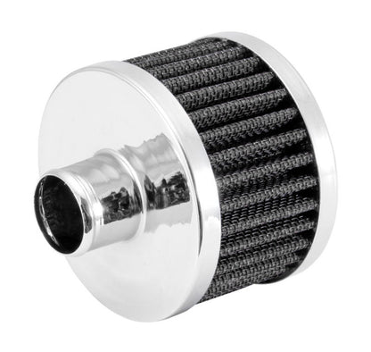 Spectre ExtraFlow Push-In Breather Filter – Black for 1-1/4 Inch Valve Cover Breather Hole