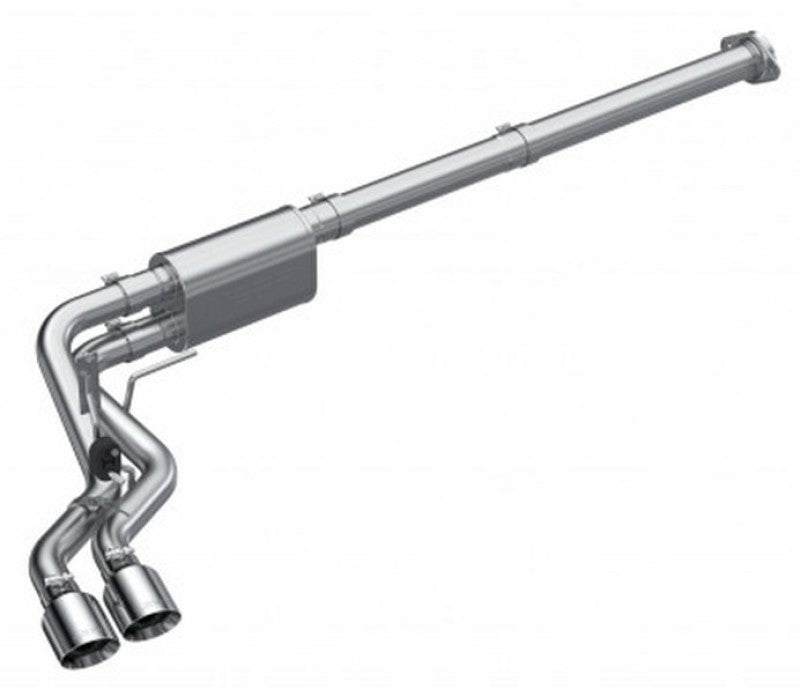 MBRP Armor Pro Series 3-Inch Cat Back Exhaust System for Ford F-150 2021-2022 with T304 Stainless Steel and Race Profile Tips
