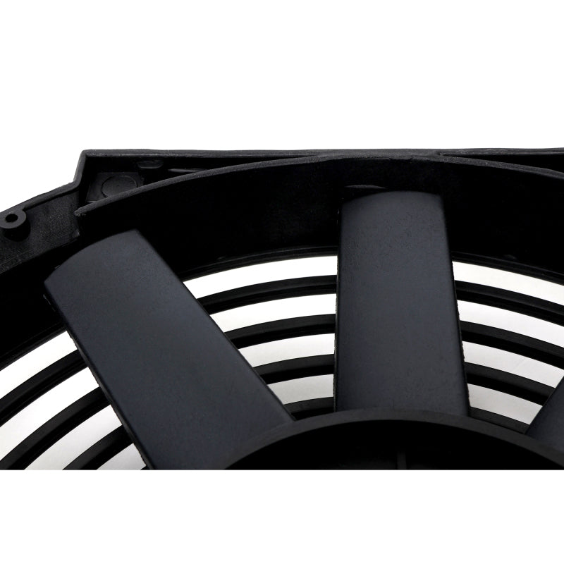 BLOX Racing 10-Inch Electric Slim Fan - Black for Automotive Cooling
