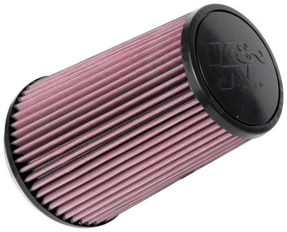 K&N Engineering Universal Clamp-On Air Filter (Part Number RU-1008) – 4.5 inch Flange, 5-7/8 inch Base, 4.5 inch Top, 8-3/8 inch Height
