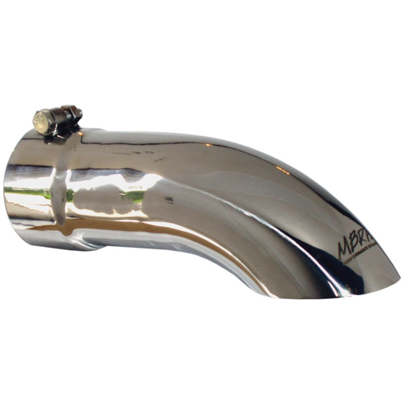 MBRP Universal Exhaust Tip 3.5 Inch Diameter Turn Down Polished T304 Stainless Steel