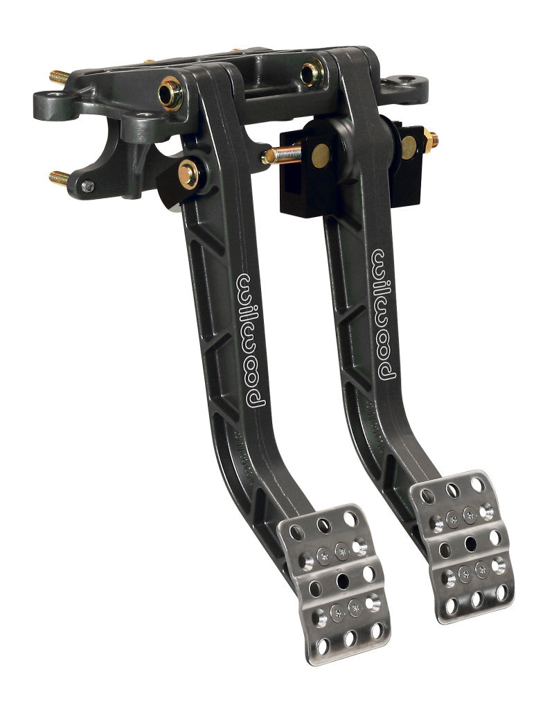 Wilwood Adjustable Dual Pedal Assembly with Forward Swing Mount - Brake and Clutch Combination, Part 340-11295