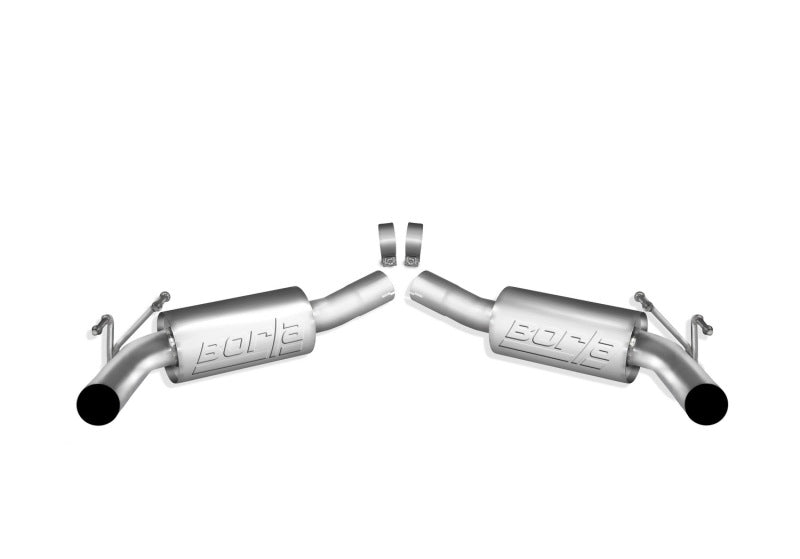 Borla ATAK Axle-Back Exhaust System for 2010-2013 Chevrolet Camaro with Ground Effects Package - 6.2L V8