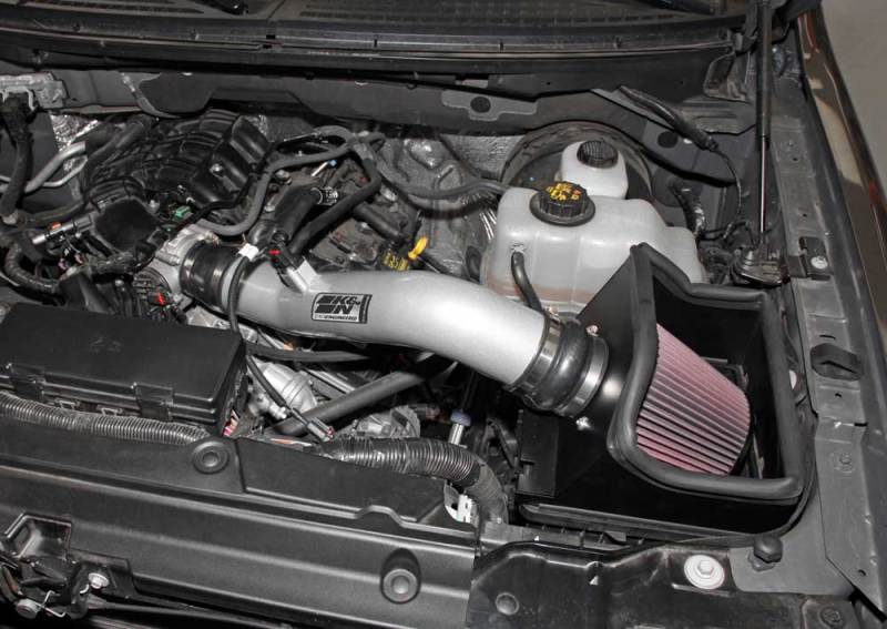 K&N Engineering 77-2585KS Cold Air Intake System for 2012-2014 Ford F-150 3.7L V6 with High-Flow Reusable Filter