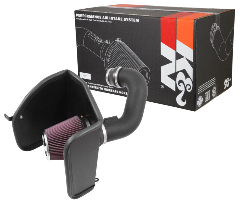 K&N Engineering 57-3088 Performance Cold Air Intake System for Chevrolet Colorado and GMC Canyon 3.6L V6 (2015-2016)