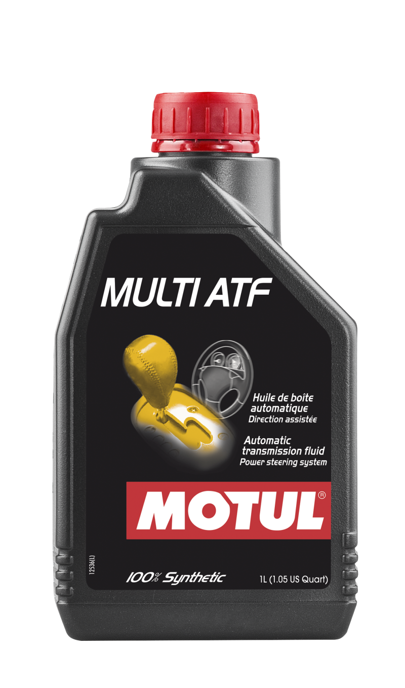 Motul 1L Transmission Multi ATF 100% Synthetic - High-Performance Automatic Transmission Fluid for Mercedes-Benz and BMW