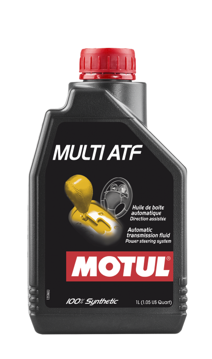 Motul 1L Transmission Multi ATF 100% Synthetic - High-Performance Automatic Transmission Fluid for Mercedes-Benz and BMW