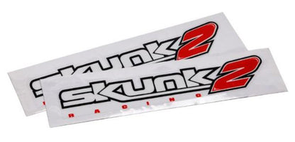 Skunk2 Racing 12-inch Decal Set with Classic Logo - Pack of 2