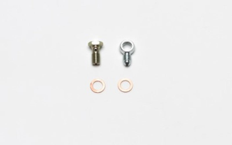 Wilwood Fitting Kit -3 Male with 3/8-24 Banjo Bolt for Banjo Outlet Master Cylinders, Part Number 220-13674