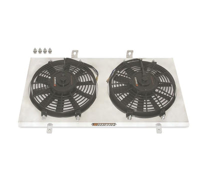 Mishimoto Nissan 240SX S13 Aluminum Fan Shroud Kit with Dual 10-Inch Electric Fans