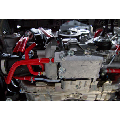 Mishimoto 2015 Subaru WRX Red Silicone Radiator Coolant Ancillary Hose Kit - Part MMHOSE-WRX-15ANCRD