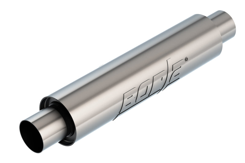 Borla XR-1 Low Profile Multicore 2.5-inch Inlet/Outlet Round Racing Muffler - 4-inch Diameter, 16-inch Body, 21-inch Overall Length