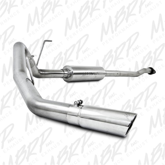 MBRP Armor Plus Series Cat Back Exhaust System for 2009-2010 Ford F-150 – Single Side Exit, 3 Inch Diameter with T409 Stainless Steel Construction