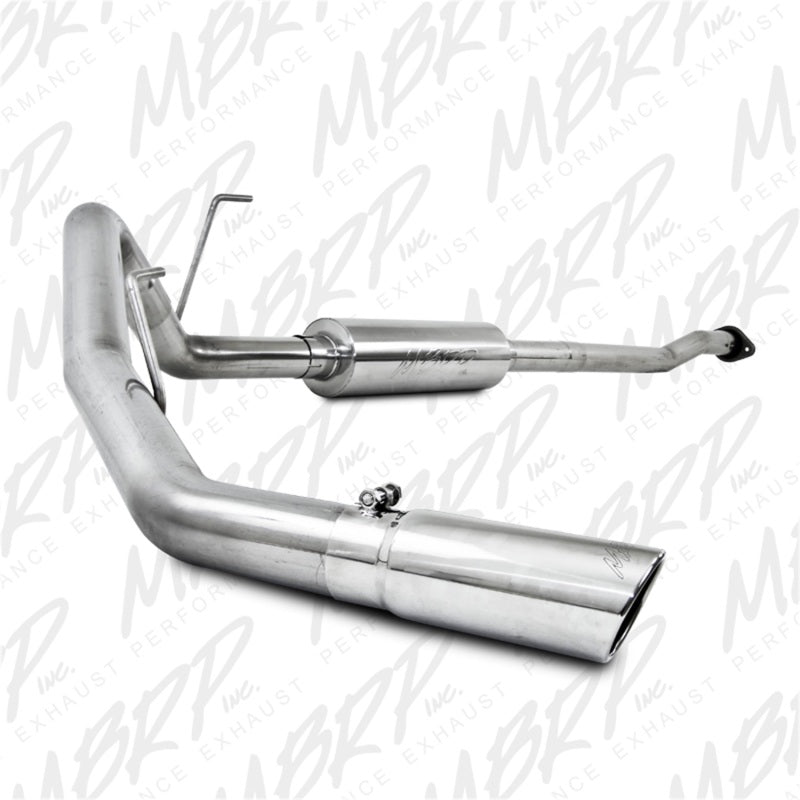 MBRP Armor Plus Series Cat Back Exhaust System for Ford F-150 with 3-Inch T409 Stainless Steel, Single Side Exit