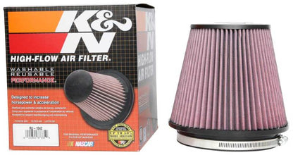 K&N Engineering Universal Clamp-On Air Filter - 6 Inch Flange, 7.5 Inch Base, 5 Inch Top, 6.5 Inch Height