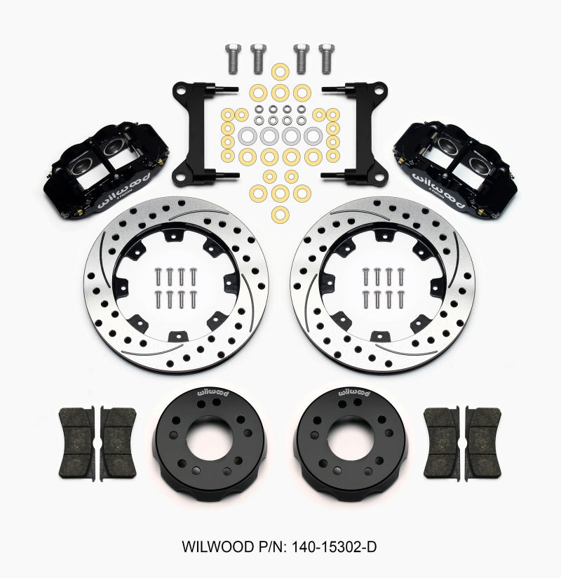 Wilwood Narrow Superlite 6R Front Brake Kit with 12.19-Inch Rotors for Chevrolet C10 from 1975-1977