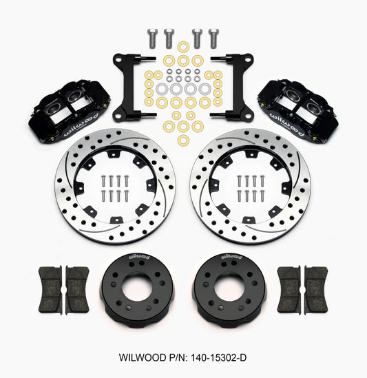 Wilwood Narrow Superlite 6R Front Brake Kit with 12.19-Inch Rotors for Chevrolet C10 from 1975-1977