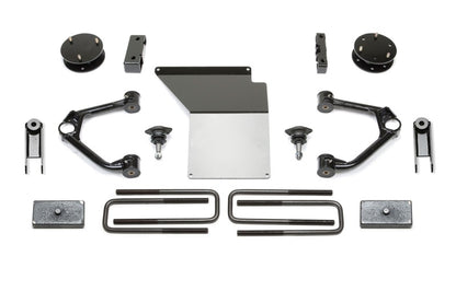 Fabtech FTS21194 4-Inch Budget UCA Suspension System for 2014-2015 GMC Sierra 1500 with OE Aluminum Upper Control Arms