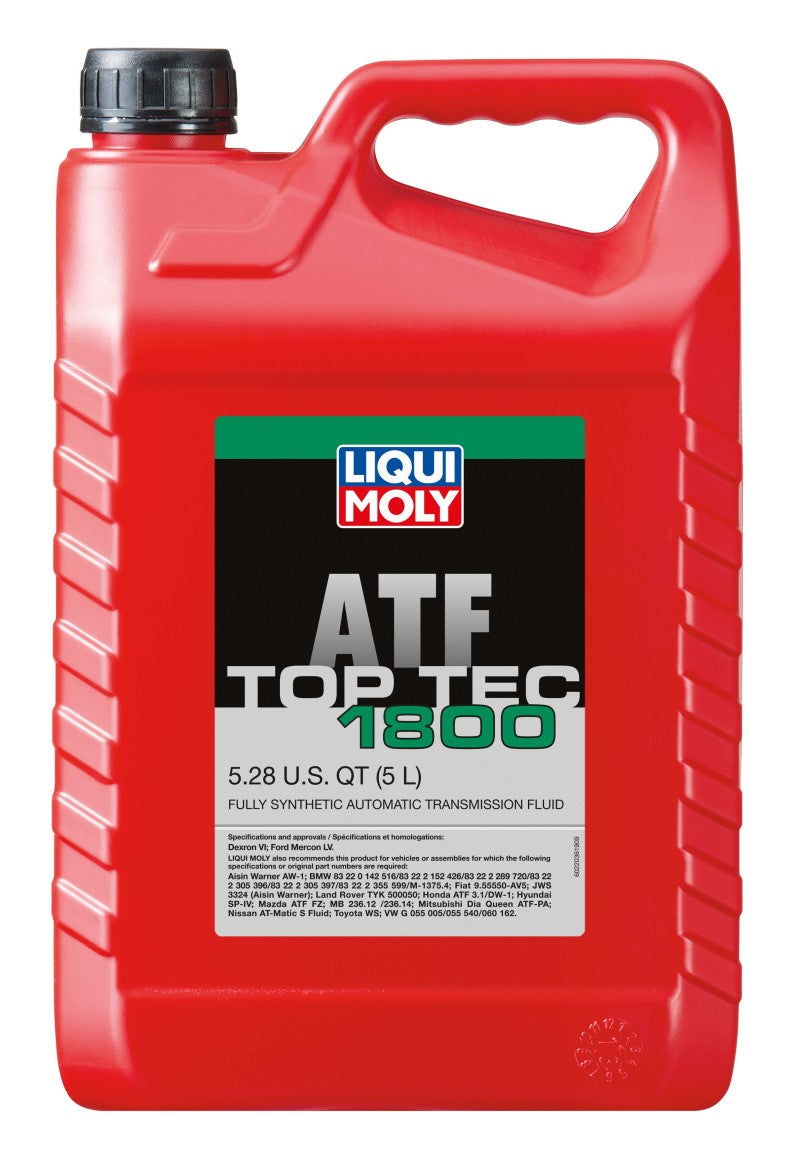 LIQUI MOLY Top Tec ATF 1800 Automatic Transmission Fluid - 5 Liters
