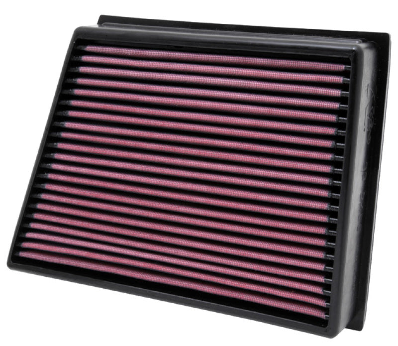 K&N Engineering Replacement Air Filter Part 33-2466 for 2011 GMC Sierra 2500/3500 HD and Chevrolet Silverado 3500 HD