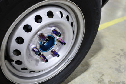 Mishimoto Aluminum Locking Lug Nuts M12x1.5 27-Piece Set for Ford Bronco – Neo Chrome Finish