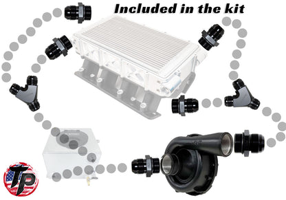 1,800hp+ Intercooler Dual Feed/Dual Exit Completion Kit - image 2
