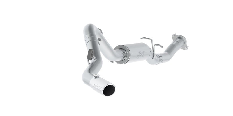 MBRP Armor Plus Series Cat Back Exhaust System for 2007-2010 Chevrolet Silverado 2500 HD with 6.0L V8 - 3.5 Inch Single Side Exit T409 Stainless Steel