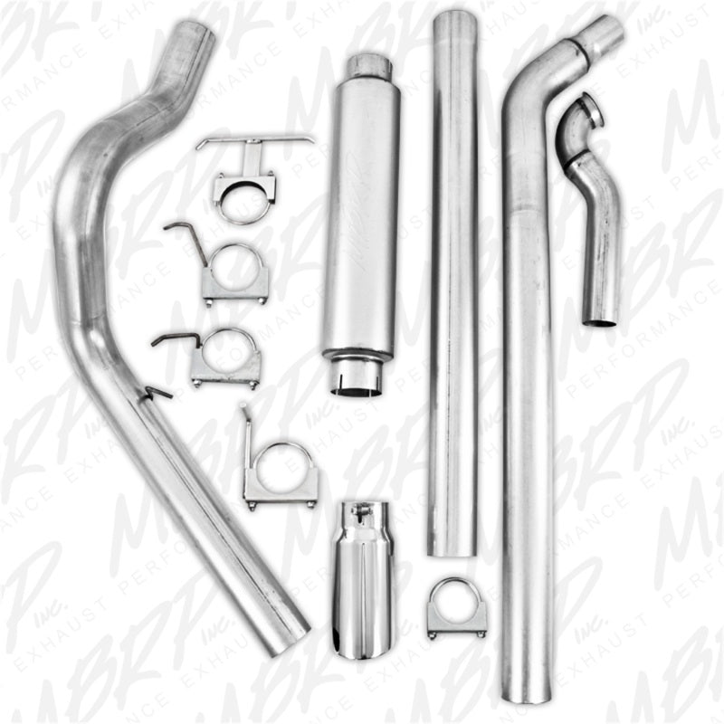 MBRP Armor Lite Series Turbo Back Exhaust System for Ford F-250 and F-350 7.3L (Part #S6218AL)