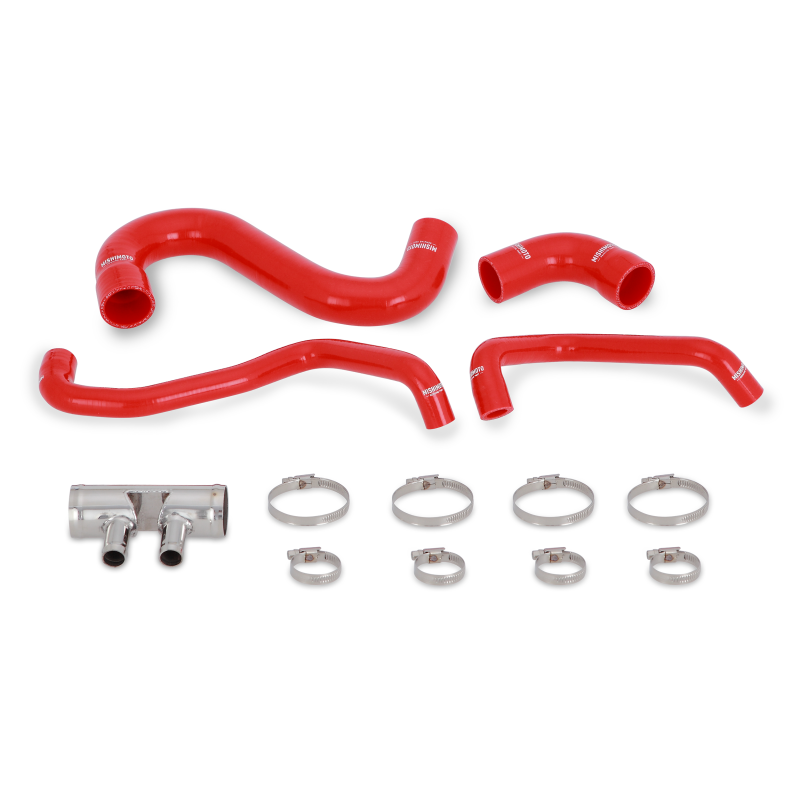 Mishimoto 2015+ Ford Mustang GT Silicone Lower Radiator Hose Kit - Red