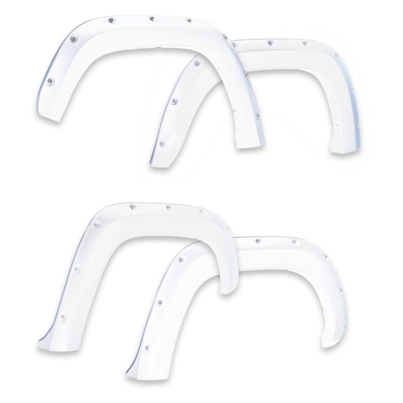 EGR 14+ Chevrolet Silverado Bolt-On Look Fender Flares – Summit White, Color Match Set