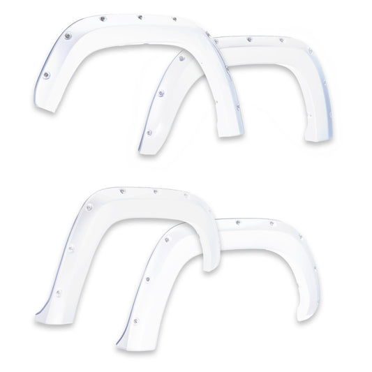 EGR 14+ Chevrolet Silverado Bolt-On Look Fender Flares – Summit White, Color Match Set