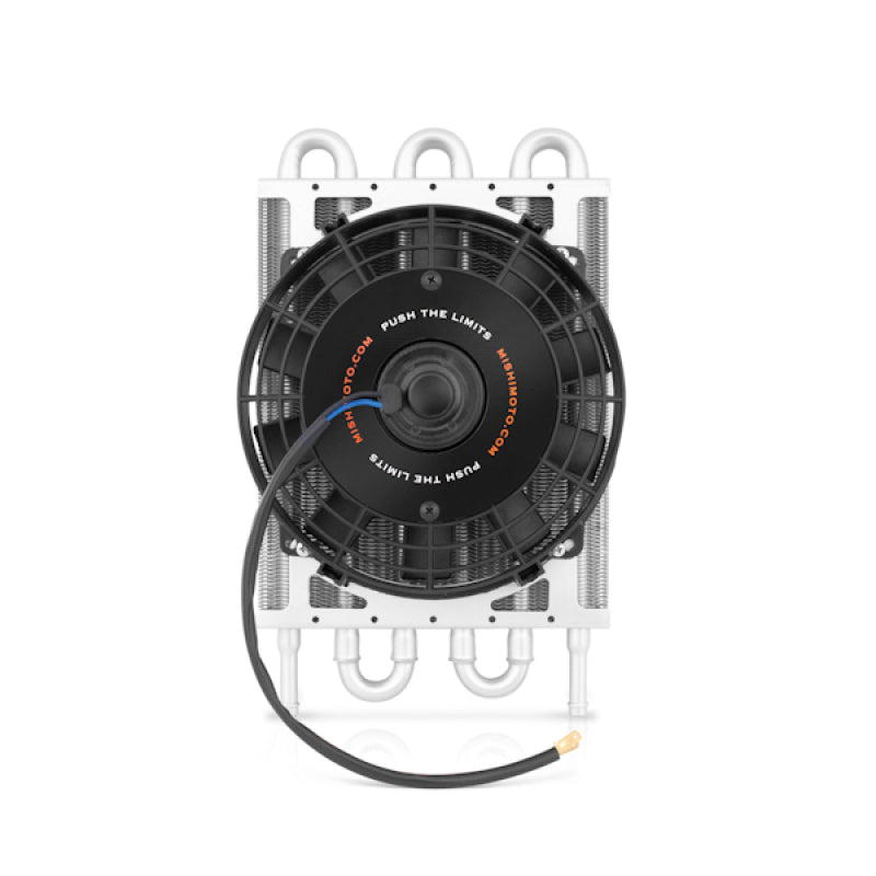 Mishimoto Heavy Duty Transmission Cooler with 8-Inch Electric Fan for Ford Mustang