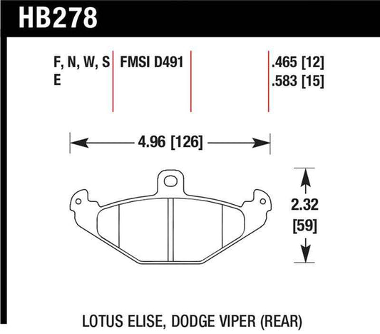 Hawk HPS Street Brake Pads