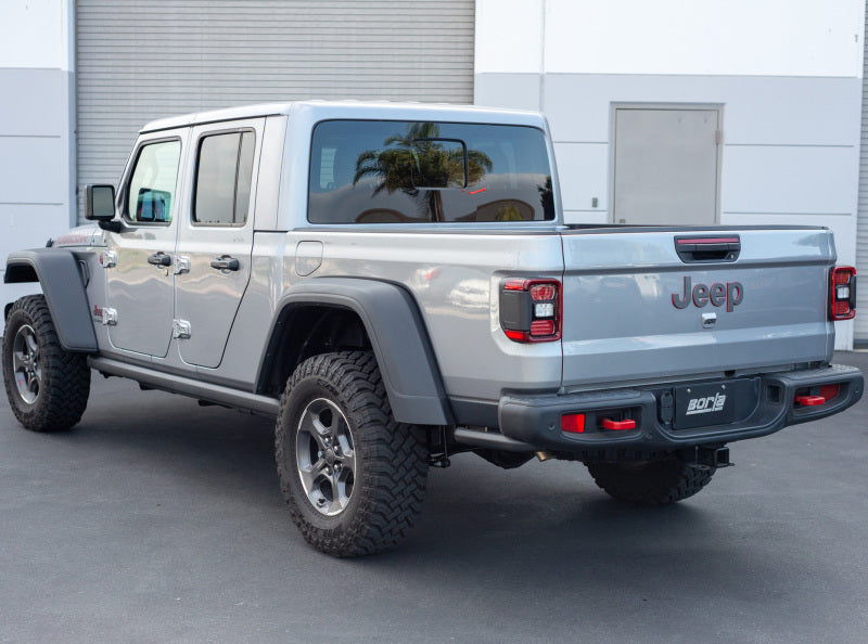 Borla ATAK Cat-Back Exhaust System for 2020-2026 Jeep Gladiator 3.6L V6 with High Clearance Climber Design
