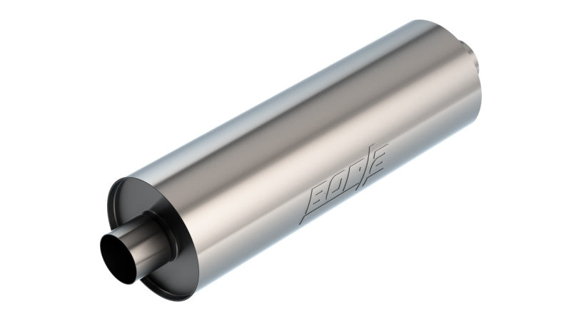 Borla Specialty Muffler 3-inch Center Inlet/Outlet, 24-inch Long Body - Heavy Duty Touring Exhaust for Trucks and SUVs