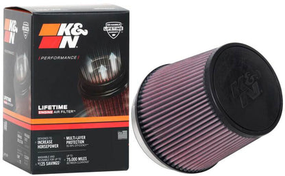 K&N Engineering Universal Tapered Air Filter - 6 Inch Flange ID, 7.5 Inch Base OD, 5.875 Inch Top OD, 6.5 Inch Height