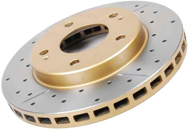 DBA 02-07 Subaru WRX STi 10 Stud Hole Rear Drilled & Slotted Street Series Rotor