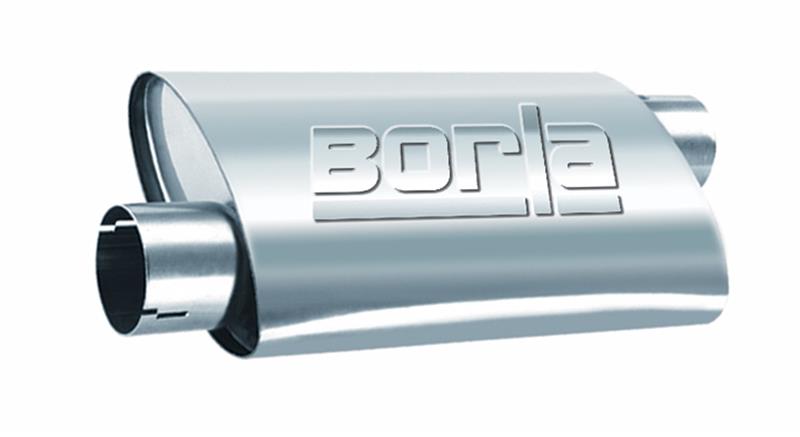 Borla ProXS 2.5 Inch Inlet/Outlet Universal Muffler with Reversible Design
