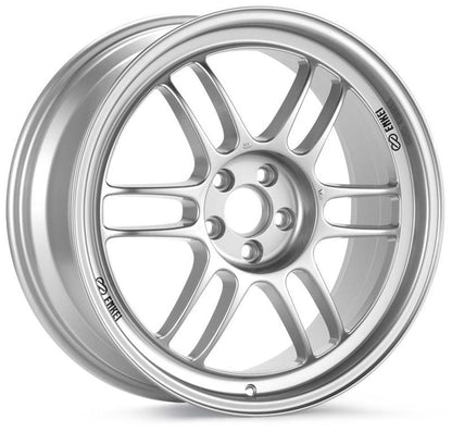 Enkei RPF1 18x8 Silver Wheel with 5x100 Bolt Pattern and +45mm Offset for Subaru WRX and STI
