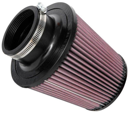 K&N Universal Clamp-On Air Filter 3 inch Flanged, 6 inch Body, 4.5 inch Top, 6 inch Height - Part Number RU-4180